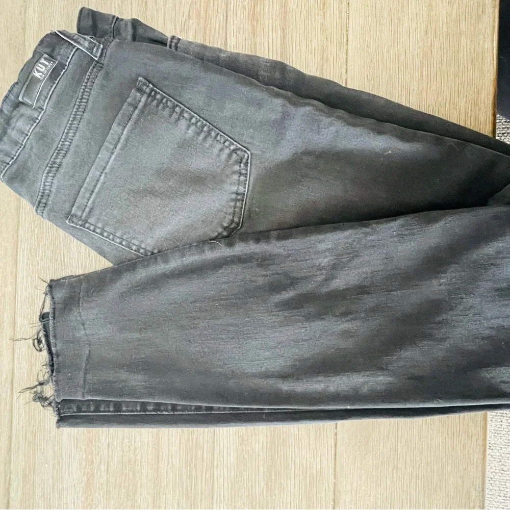 KUT From The Cloth Donna High Rise‎ Ankle Skinny black Sz 4